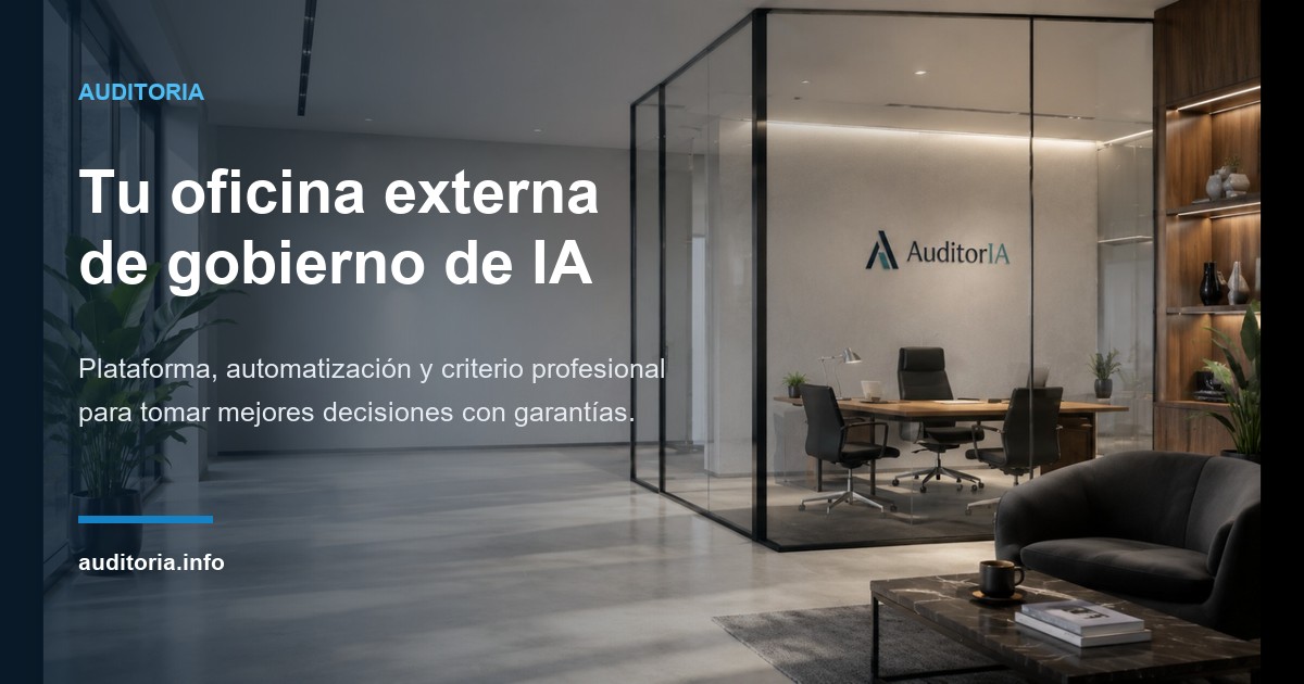 Oficina de AuditorIA para servicios de gobierno de inteligencia artificial